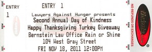 Bernstein Law Firm - Norman Oklahoma - Thanksgiving Food Drive